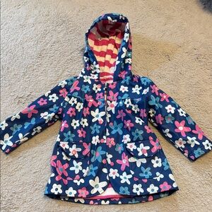 Hatley Navy Floral Print Raincoat